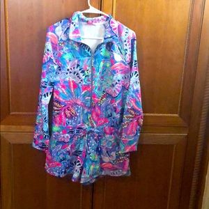 Never worn! Long sleeve Lilly Pulitzer romper